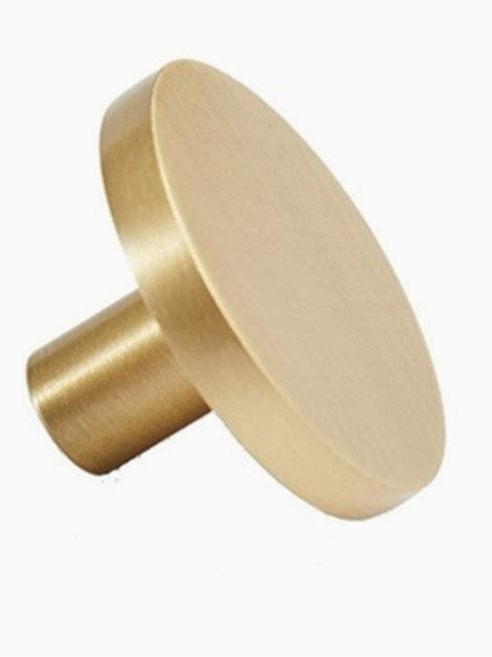 NEW- Set of 12 Champagne Gold Round Cabinet Drawer Knobs 1” Diameter